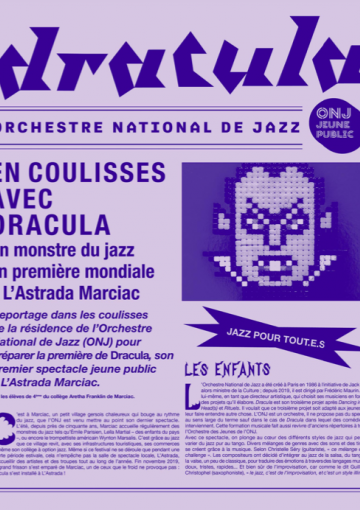 Reportage Dracula avec le collège Aretha Franklin de Marciac